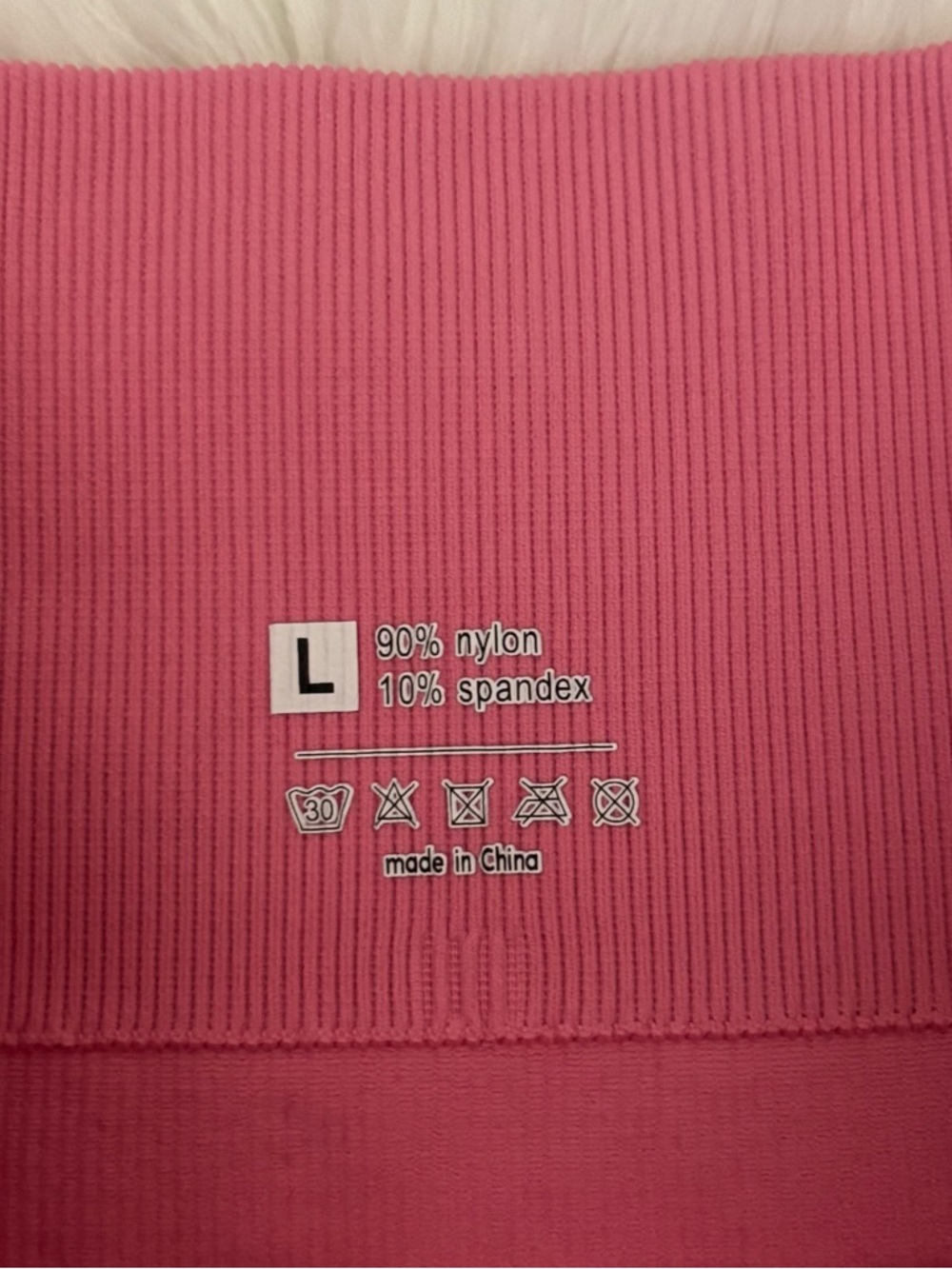 High Rise Ribbed Seamless Bike Shorts - Picture 5 of 5